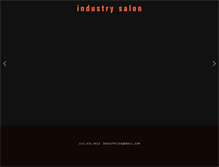 Tablet Screenshot of industrysalon.com